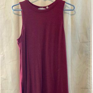 Threadlight Layering Tank Dark Red